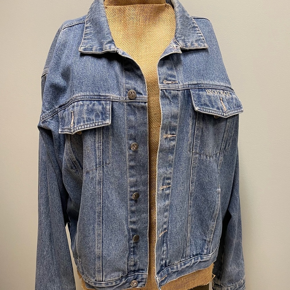 Big Dogs 2000 jean jacket size Large denim - Picture 3 of 11